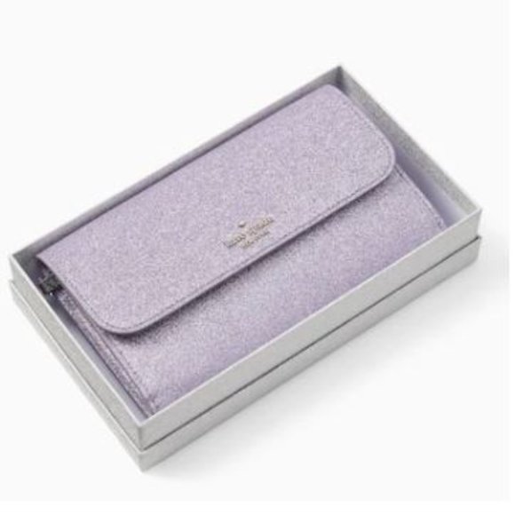 kate spade Bags Kate Spade Tinsel Boxed Medium Phone Wristlet In